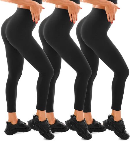 Walifrey High Waisted Leggings for Women 3 Packs, Buttery Soft Womens Leggings for Gym Yoga Workout in Saudi Arabia