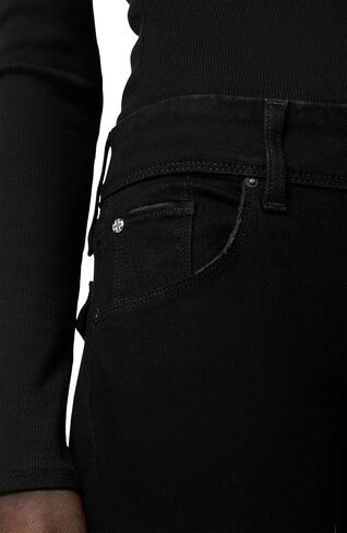 HUDSON Women's Beth Mid Rise Petite Baby Bootcut Jean with Back Flap Pockets in Saudi Arabia