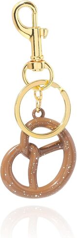 سلسلة مفاتيح سحر حقيبة Pretzel للنساء - سلسلة مفاتيح ، إكسسوارات حقيبة يد محفظة لطيفة - هدايا مجوهرات الاتجاهات النسائية in Kuwait