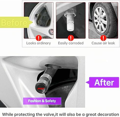 5pcs صمام الإطارات جذع لإطارات السيارات مع مطاط O- حلقة متوافقة مع دودج الشاحن دورانغو تشالنجر رام كرايسلر 300 (الأرجواني) in Kuwait