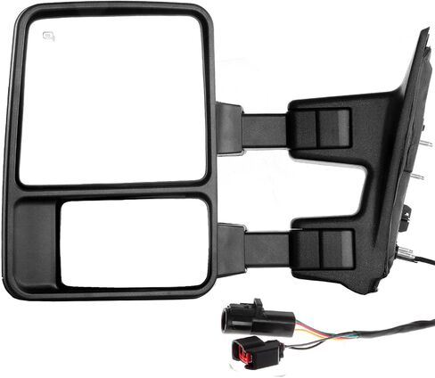 SCITOO Towing Mirrors fit for Ford High Perfitmance Automotive Exterior Mirrors fit for 1999-2002 for F250 for F350 for F450 for F550 Super Duty with Power Adjusted Heated Manual Telescoping Features in Saudi Arabia
