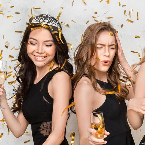 Crown Tiaras for Girls & Women - Silver Crystal Princess Crown for Birthday Cake Topper ، وملحقات باقة الزهور ، وأزياء عيد الهالوين ، وحفلان ، ومسابقة ، وأحداث الزفاف in Kuwait