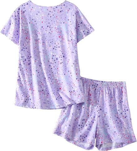 مجموعة بيجامات Pnaeong للسيدات ، والقطن قصير الأكمام Sleeve Wear PJS S-3XL in Kuwait