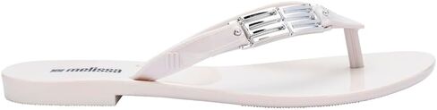 Melissa Harmonic M Flip -Flops - التفاصيل المعدنية - تصميم أنيق Melflex - صندل ثونغ مريح للنساء - صندل صيفي لأسلوب الموضة إلى الأمام in Kuwait