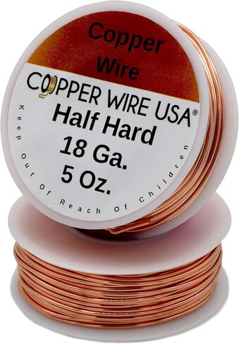 Solid Bare Copper Round Wire 5 Oz Spool Dead Soft 12 to 30 Ga (24 Ga / 270 Ft) in Saudi Arabia
