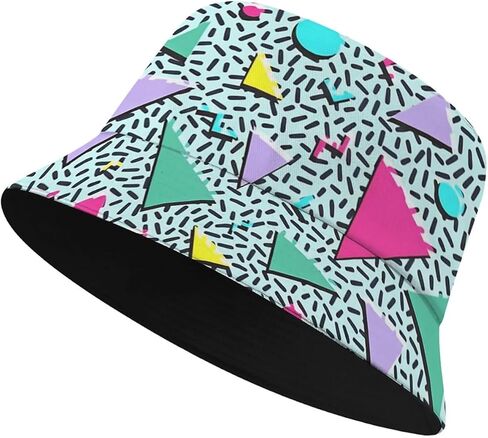 Bucket Hat Beach Summer Sun Hat Aesthetic Fishing Hat for Men Women Teens,Reversible Double Side Wear in Kuwait