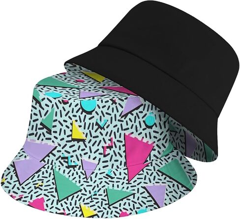 Bucket Hat Beach Summer Sun Hat Aesthetic Fishing Hat for Men Women Teens,Reversible Double Side Wear in Kuwait