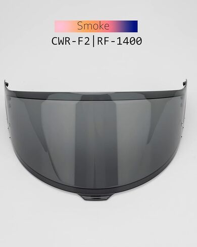 CWR-F2 Shield Visor with Pin Replacement For RF-1400 RF1400 Motorcycle Helmet, CWR F2 Aftermarket Visor (Smoke) in Kuwait