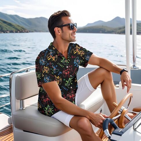 TIE TIE DYE BUNTER DOWN SHIRT ، 60S 60S 90S THELF FOR MEN in Kuwait