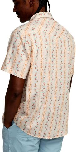 Howler Bros Men's H Bar B Snapshirt, Hibiscus Ribbons/Riverbed Oxford in Saudi Arabia