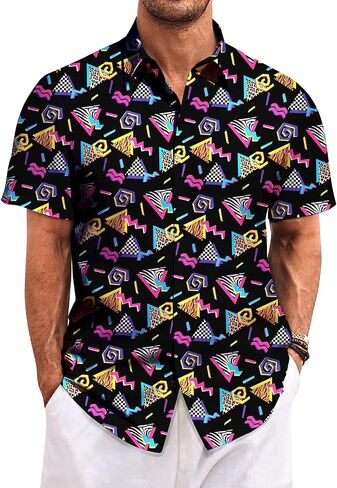 TIE TIE DYE BUNTER DOWN SHIRT ، 60S 60S 90S THELF FOR MEN in Kuwait