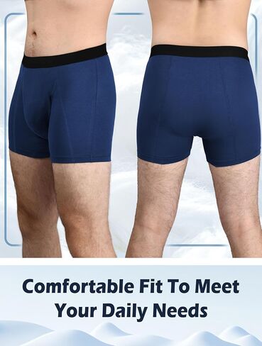 TIICHOO Washable Incontinence Underwear for Men Cotton Regular Absorbency Urinary Leakproof Underwear Boxer Briefs 5 Pack in Saudi Arabia