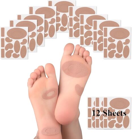 Moleskin for Blisters, Adhesive Moleskin Pads, Moleskin Padding for Feet, Shoes, Toes, Heel | Blister Prevention and Reduce Friction (20 Sheets - 40 Pieces Total) in Saudi Arabia
