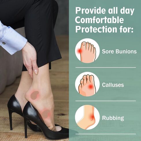Moleskin for Blisters, Adhesive Moleskin Pads, Moleskin Padding for Feet, Shoes, Toes, Heel | Blister Prevention and Reduce Friction (20 Sheets - 40 Pieces Total) in Saudi Arabia