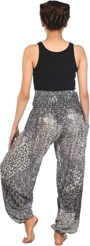LOFBAZ Yoga Harem Hippie Pants for Women S-4XL Plus Boho Clothing PJ Elephant in Saudi Arabia