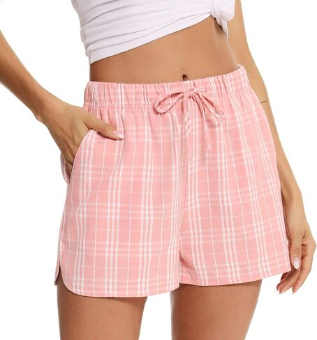 Vlazom Women's Pajama Bottoms Sleeping Patterned Shorts Soft Lounge Casual Pants for Yoga Gym Running in Saudi Arabia