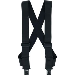 Men's Ultra Soft Undergarment Trucker Suspenders,Regular,Black,Ps-ug200reg-blk-reg