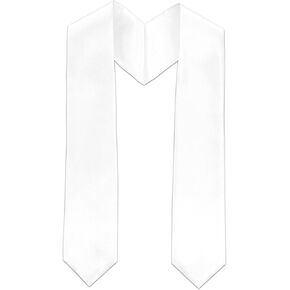 Plain Graduation Stole Adult Graduation Stole 72" Long Graduation Sash Unisex Class of 2025 for Academic and Choral