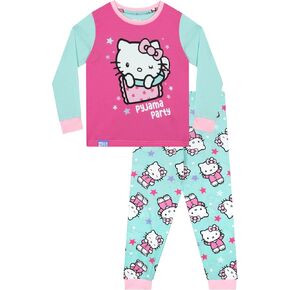 Hello Kitty Girls Pajamas | Girls' Pajama Sets | Cute Pj Set | Pink 6