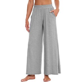 WiWi Viscose from Bamboo Women' s Pajamas Pants Soft Yoga Loose Pant Comfy Pajama Bottoms S-XXL