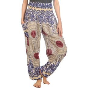 LOFBAZ Harem Boho Pants for Women Yoga S-4XL Plus Hippie Clothing PJ