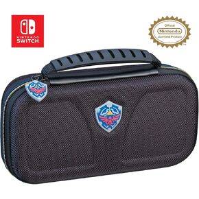Game Traveler Zelda Nintendo Switch Lite Case - Switch Lite Carrying Case for Switch Lite & Travel Case, Adjustable Viewing Stand, Bonus Game Case & Deluxe Carry Handle, Licensed Nintendo game case