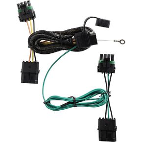 Oyviny Custom 4 Pin Trailer Wiring Harness for 1991-1997 Jeep Wrangler/1997 TJ/1991-1995 YJ