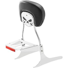 PowerSports Sissy Bar مع رف أمتعة مسند الظهر لـ Yamaha XVS 950 V Star 950 2009-2017