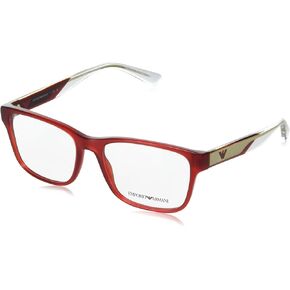 Emporio Armani Men's Ea3239 Rectangular Prescription Eyewear Frames