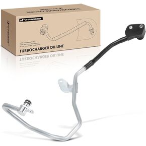 A-Premium Turbocharger Coolant Line Return Compatible with Mercedes-Benz E550, E63 AMG S, GL63 AMG, GLE63 AMG S, GLS63 AMG, S550, S63 AMG, SL550, SL63 AMG, CLS550, CLS63 AMG S, ML63 AMG, Left