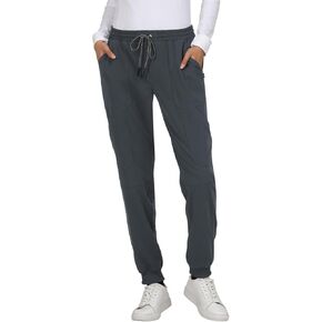 KOI Next Gen Good Vibe Women's 7-Pocket Stretch Jogger Charcoal XL