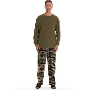 #followme mens microfleece pajama pants مع الجوارب