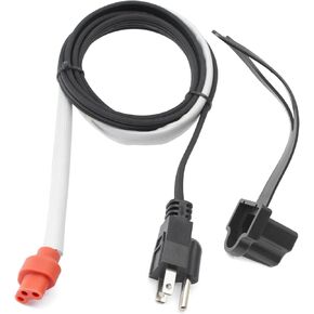 YUXIVCNE 120V Engine Block Heater Cord 6FT 5-15 Plug with Freeze Plug and Insulation Layer Replacement for Chevy for Duramax 6.6 L Diesel Engine 2001-2018