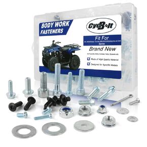 260PCS Body Bolt Kit Fit for YFM25XS Bear Tracker Bear Tracker 250 Bruin 350 Bruin 250 Banshee 350 Blaster 200 Big Bear 350 250 Big Bear 400 Big Bear 40 Body Bolts Fasteners Kit