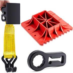 BBTO Jack Base Stand and Handle Bar Protector and High Lift Jack Accessories, 5000 Pound Capacity Fit for High Lift Jacks Farm Jacks Lifts