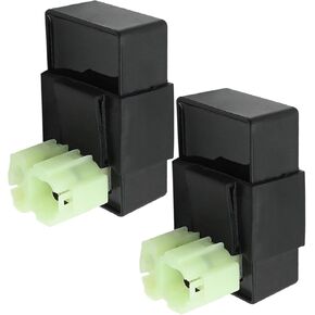 2 Pcs AC CDI Box 6 Pin, Replacement for Chinese ATV Quad Go Kart Scooter Moped Dirt Pit Bike GY6 49cc 50cc 125cc 150cc, Replacement for Taotao, Replacement for Roketa