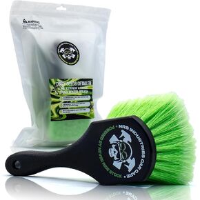 Wheel and Car Body Cleaning Brush – Soft Bristle Scrubber for Paint, Trim & Rims – Ergonomic Handle for Precise Detailing