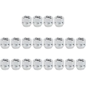 m12x1.5mm مكسرات العروة العجلة لـ Hyundai 20mm Sturdy | عجلات المكسرات الفضية 20 PCS