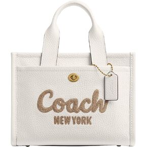 Coach Bubble Leather Cargo Tote 26, B4/Chalk