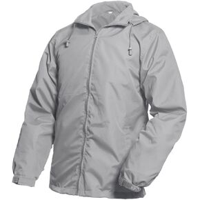 Lansbojun Mens Windbreaker Water-Resistant Lightweight Rain Jacket with Hood Wind Breakers