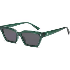 SOJOS Trendy Polarized Sunglasses Womens Men Retro Vintage 90s Cute Cat Eye Narrow Sun Glasses SJ2381