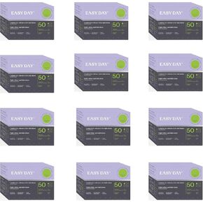 EASYDAY Regular Style Panty Liners for Women, Unscented, Odor Free, Specially Designed for Sensitive Skin, Breathable, Panty Liners for Light Flow Absorbency, 50 Count Pack in Kuwait