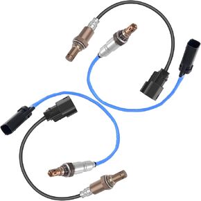 4pcs O2 Sensor-متوافق مع 2011-2014 Ford F150 ، Explorer ، Mustang ، Escape ، لـ Lincoln MKZ ، MKS ، MKT ، لـ Mercury Milan ، Mariner Opstream & Downstream استبدال#234-5038،234-4490
