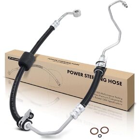 مجموعة خرطوم خط خرطوم خط خرطوم خط خرطوم توجيه A-premium متوافق مع Hyundai Accent 2001-2005 Dodge Verna 2004-2005 L4 1.6L Pump to Rack