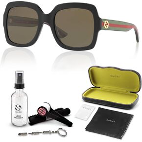 Gucci GG0036SN مصمم نظارات شمسية: نظارات إطار مستطيلة أنيقة مع مجموعة متميزة - مثال على الرفاهية والأناقة