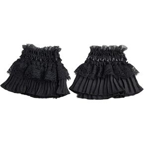 لوليتا الدانتيل قفازات اليد كفة الكفة مرونة مانيكير ديكور للنساء إكسسوارات حفل زفاف الزفاف in Kuwait