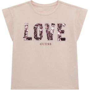 GUESS Girls' Eco Short Sleeve Midi T-Shirt