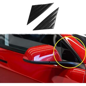 Carbon Fiber Front Side Window Triangle Cover Trim Exterior Accessories for Tesla Model 3 2017-2023