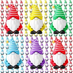 50 Pcs Mini Gnomes Tiny Figures Miniature Gnomes Fairy Gifts Statues Tiny Figurines for Landscape Outdoor Patio Yard for Spring Easter Garden Accessories Gifts Fairy Goodie Bag