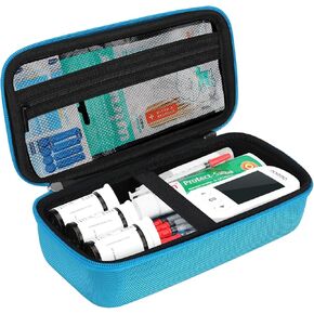 حالة السفر السكري للإمدادات ، ومرض السكري المحمول لحمل مراقبة الجلوكوز ، وأقلام الأنسولين ، وشرائط الاختبار ، وأكياس مرض السكري لانسليس للمستلزمات (الحالة فقط) in Kuwait